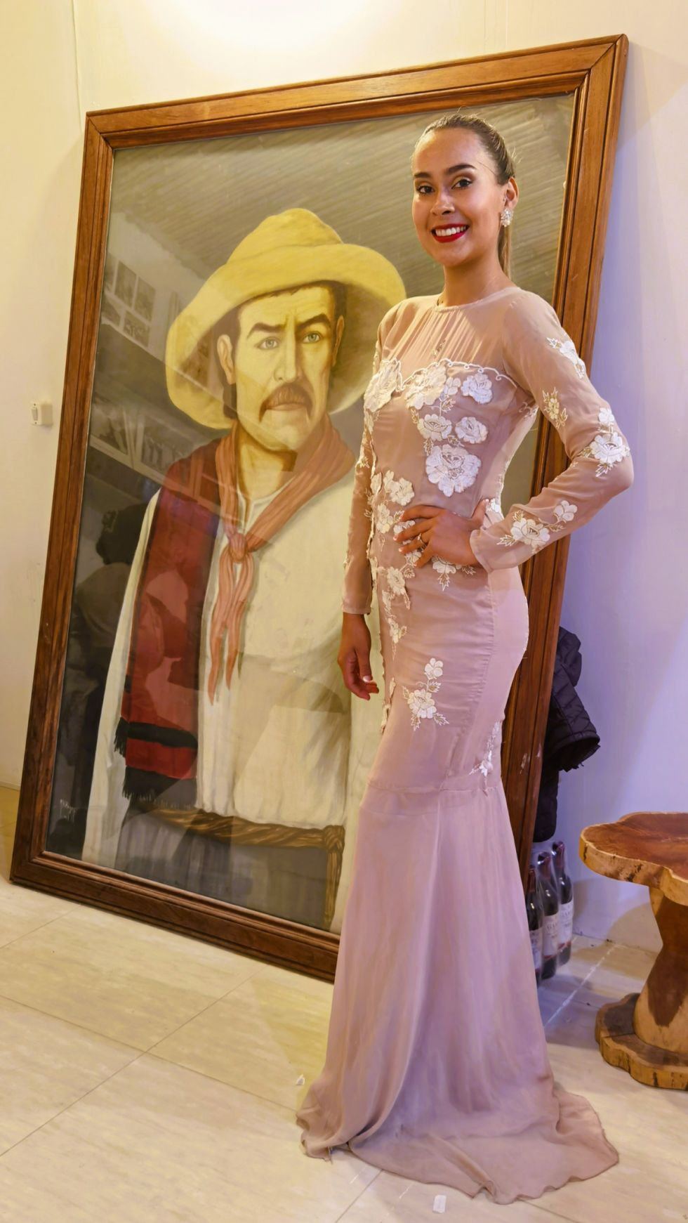 Margarita Garzón con la Casa Museo Moto Méndez