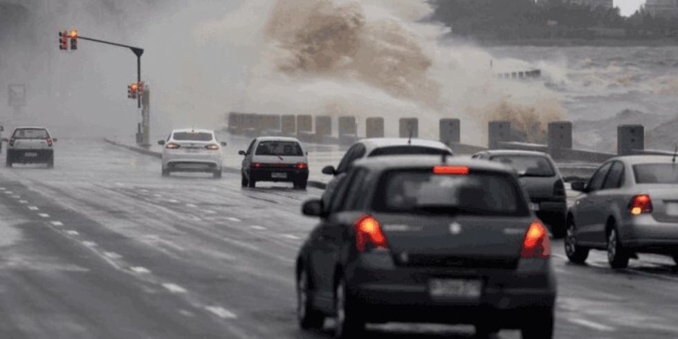 Alerta en Uruguay por ciclón extratropical