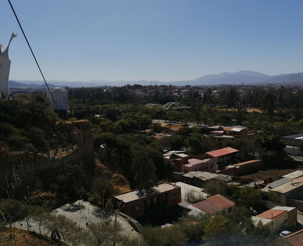 Paisaje de la ciudad de Tarija 