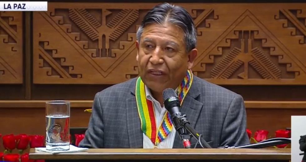 Choquehuanca crítica el autoritarismo y evoca la complementariedad entre jóvenes y mayores Choquehuanca crítica el autoritarismo y evoca la complementariedad entre jóvenes y mayores