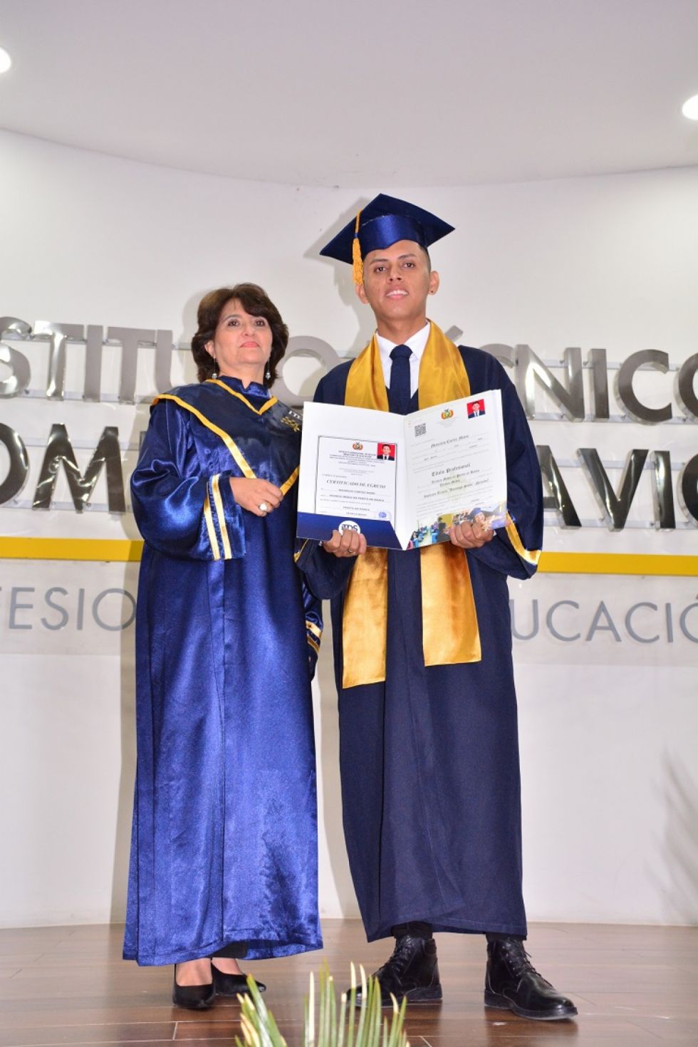 Mauricio Cortez, graduado iTDS de la carrera de Perito en Banca