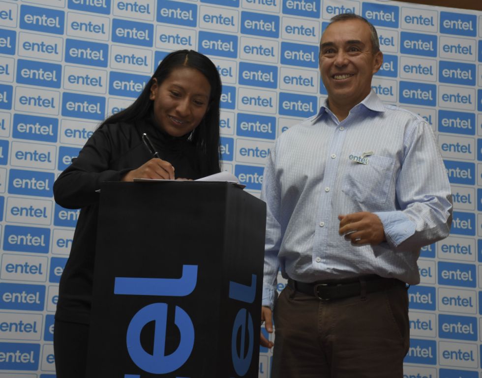Camargo recibe el apoyo de ENTEL en busca del sueño olímpico 