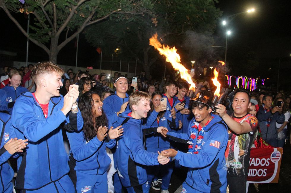 Música, baile y alegría: El show en la inauguración del Mundial de Ráquetbol Juvenil 