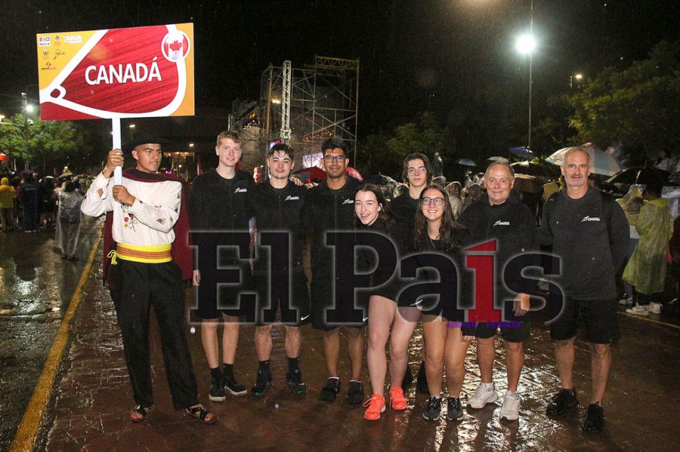 Los raquetbolistas que integran la selección de Canadá