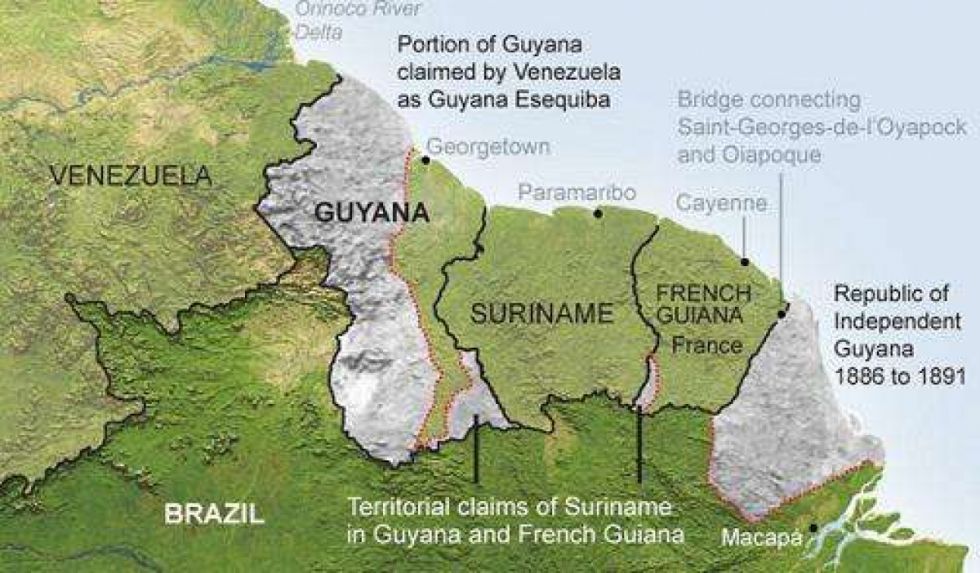 Sube la tensión entre Guyana y Venezuela por el Esequibo