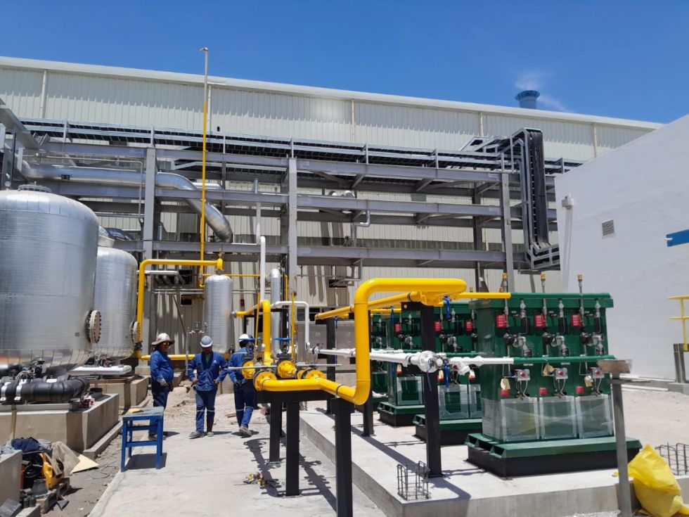 Planta de litio inicia pruebas de producción