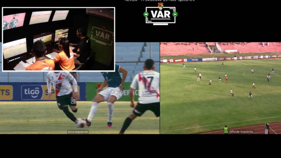 Se publicó el video de las decisiones VAR "Gol / No Gol" en Tomayapo-Nacional Potosí (VIDEO)