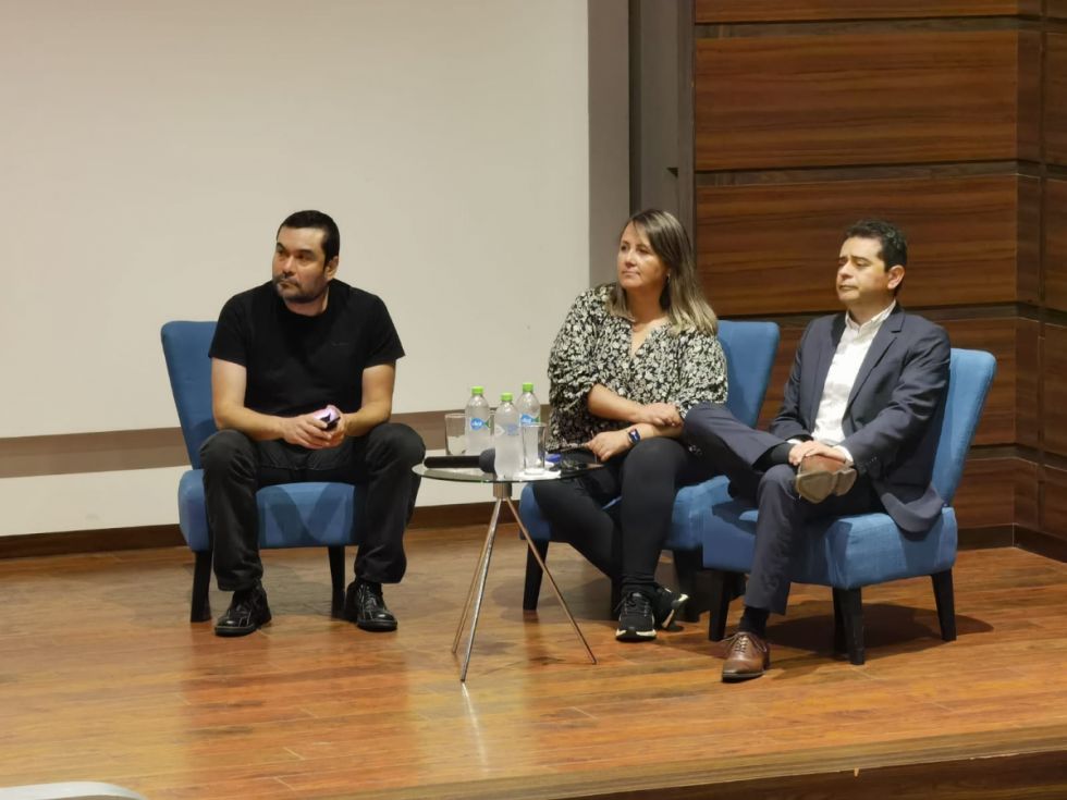 Alejandro Magallanes, Susana Machicao y Carlos Alberto Foronda. 