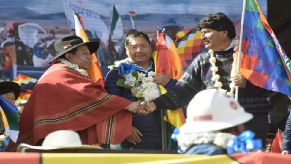 Morales reta a Arce y Choquehuanca ir a primarias para elegir al presidencial del MAS en 2025 Morales reta a Arce y Choquehuanca ir a primarias para elegir al presidencial del MAS en 2025