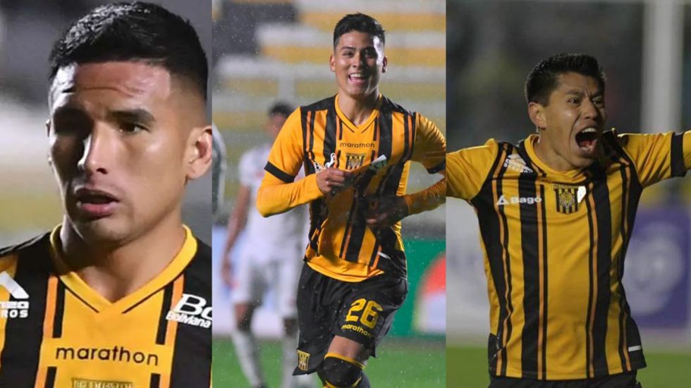 Tres tarijeños campeones del fútbol boliviano con The Strongest