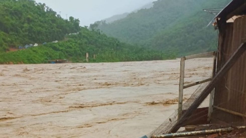 Guanay: Riada destruye siete viviendas