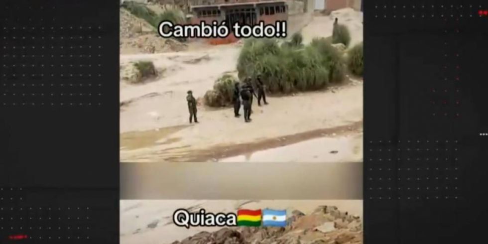 Nuevo gobierno en Argentina desplegó maquinaria y gendarmes en la frontera con Bolivia