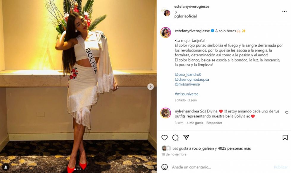 Estefany Rivero en el Miss Universo