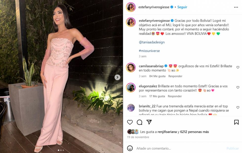 Estefany Rivero en el Miss Universo