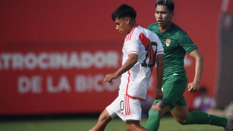 Perú golea a Bolivia en el amistoso sub-23