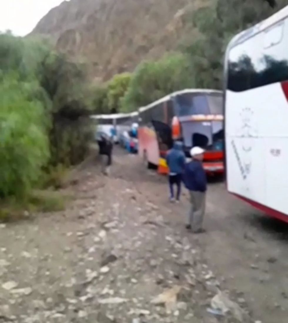 Derrumbe bloquea paso en la carretera Villazón - Tarija 