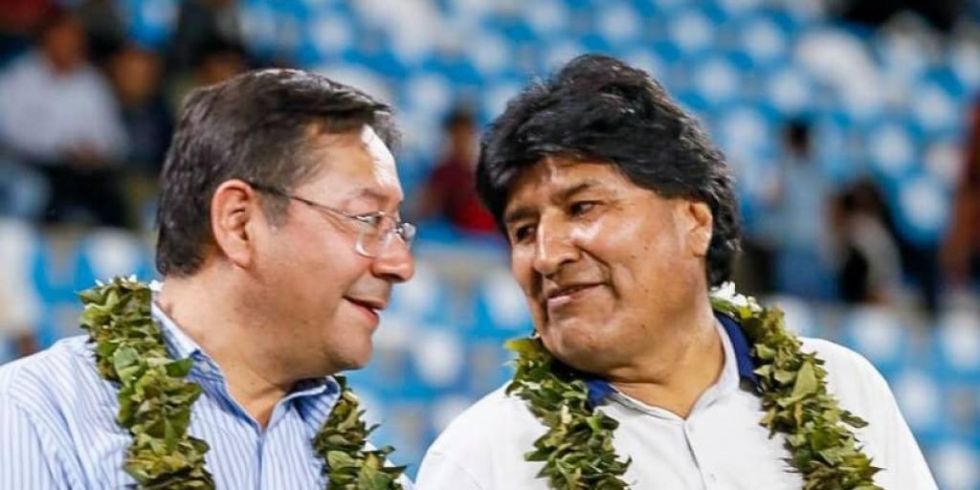 Evo y Arce en una tregua en Chimoré