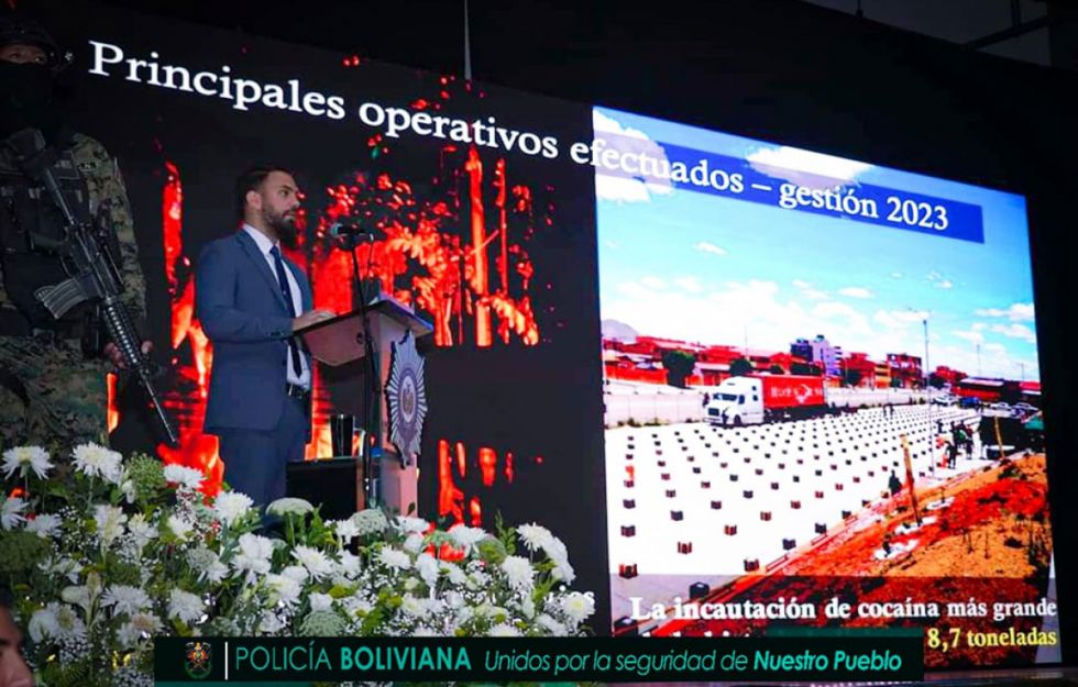 En 2023 se secuestraron 32,9 toneladas de droga 