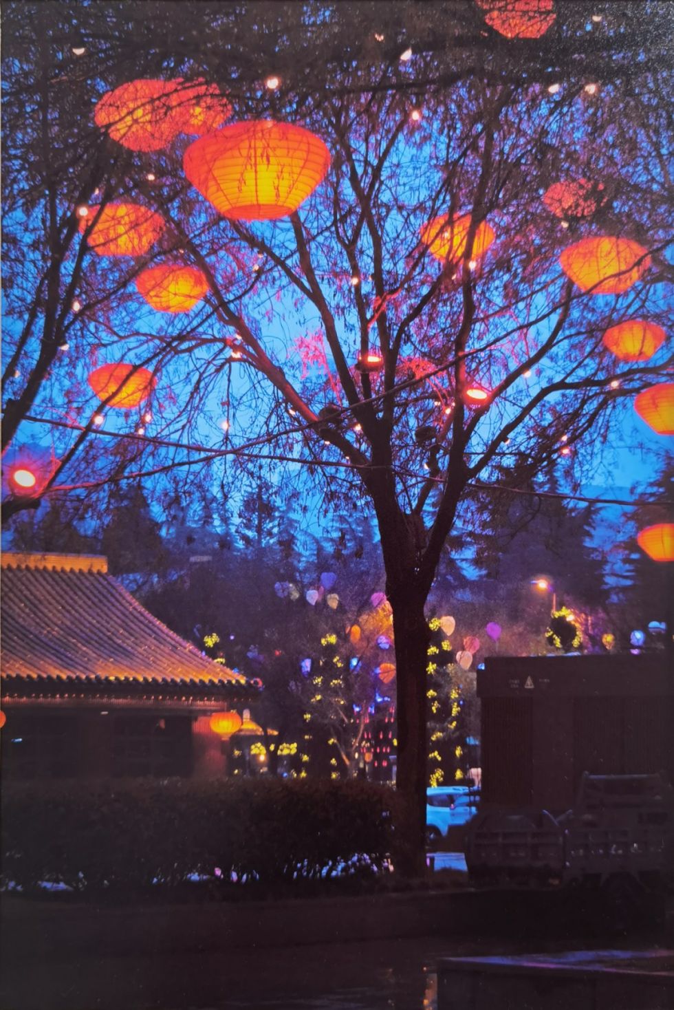Luces nocturnas, Xi'an, 2019. 