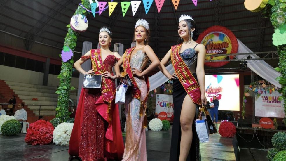 Las soberanas del Carnaval Chapaco 2024