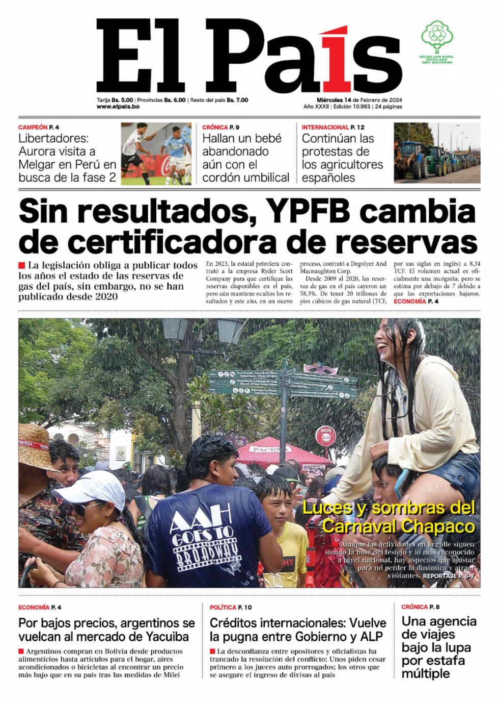 El fin del Carnaval, estafas turísticas, las reservas aplazadas y mucho más: Lee las imprescindibles de hoy