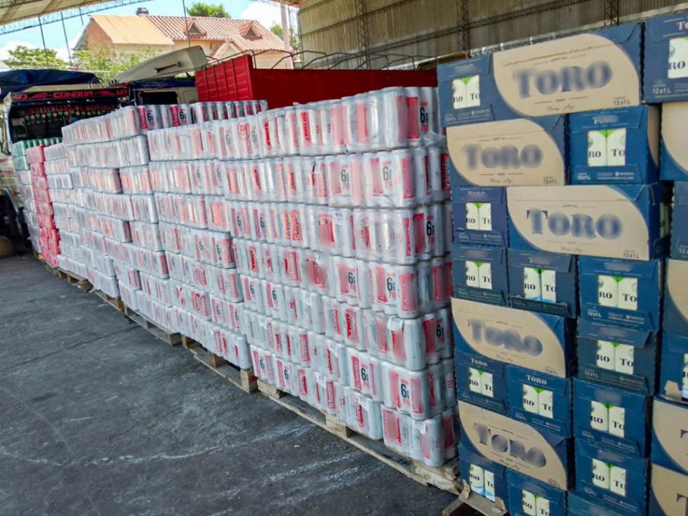 Aduana Nacional incauta 40 toneladas de mercancía ilegal en Tarija durante el carnaval