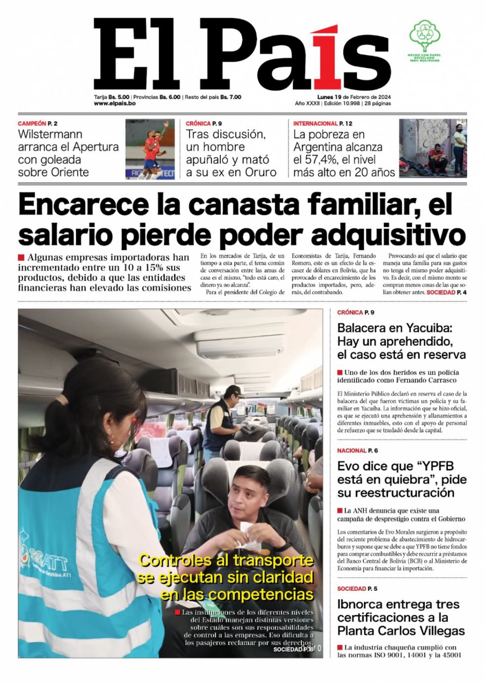 Inflación, las dudas del transporte, los combustibles y mucho más: Lee las imprescindibles de hoy