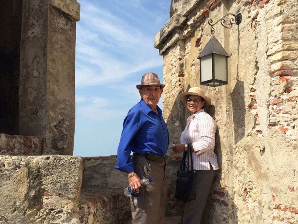 Olga y Heby en Colombia.
