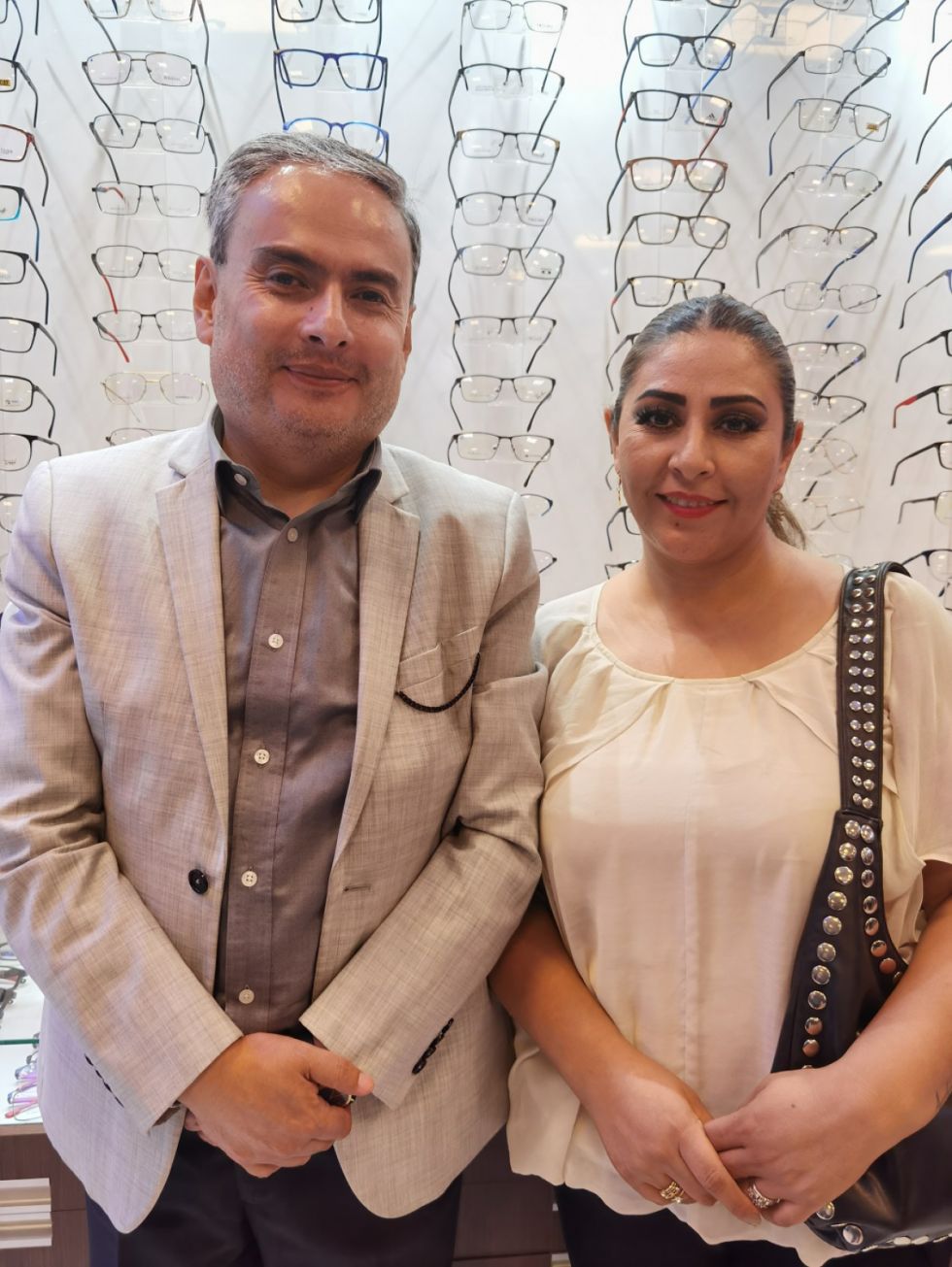 Jorge Rada y Jessica Bejarano.