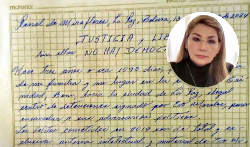 Añez a tres años de su detención: ‘Los delitos cometidos en 2019 son autoría de Evo y la cúpula del MAS’