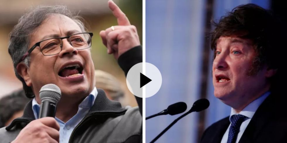 Petro y López Obrador cierran filas ante insultos de Milei, quien asegura que fue "agredido" primero