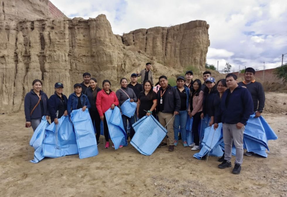 La campaña Ecolimpieza llegó hasta Pampa Galana 