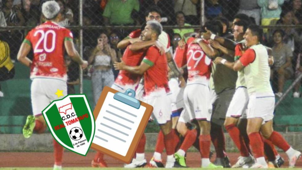 El puesto actual de Real Tomayapo en la tabla Acumulada