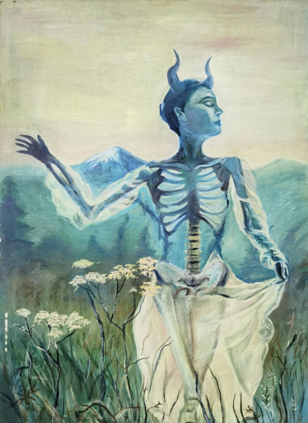 Lilith, acrílico de Douglas Molina. 