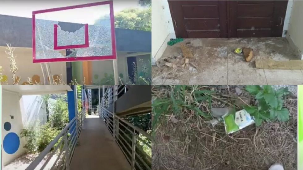 Tarija: Colegio nuevo fue abandonado y se convirtió en casa de bebedores