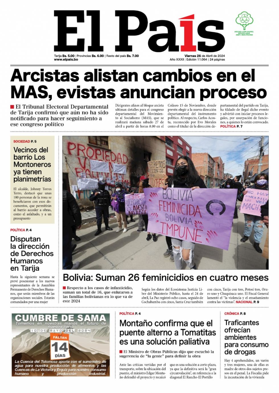 El tongo de YLB, el atajo de Tomatitas, los colores de la Verde y mucho más: Lee las imprescindibles