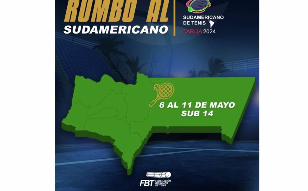 Tarija vivirá el Sudamericano Sub-14 de Tenis este mes