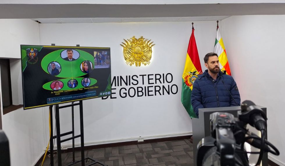 Gobierno vincula a Quintana, Alanoca y Dockweiler con presuntos grupos de choque en El Alto