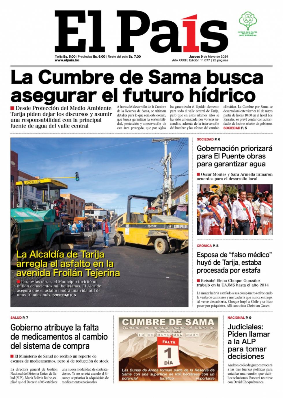 La Cumbre de Sama, la propiedad privada, los falsos médicos y más: Lee las imprescindibles de hoy