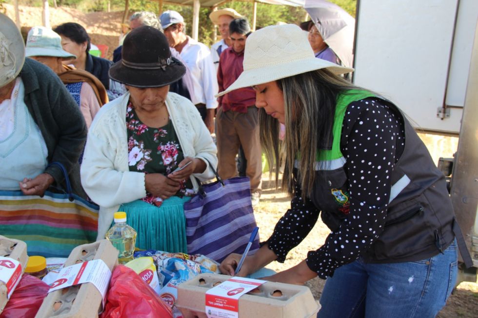 La Gobernación destinó Bs 35 millones para la canasta alimentaria 