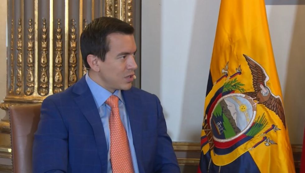 Noboa: Los homicidios se redujeron en Ecuador