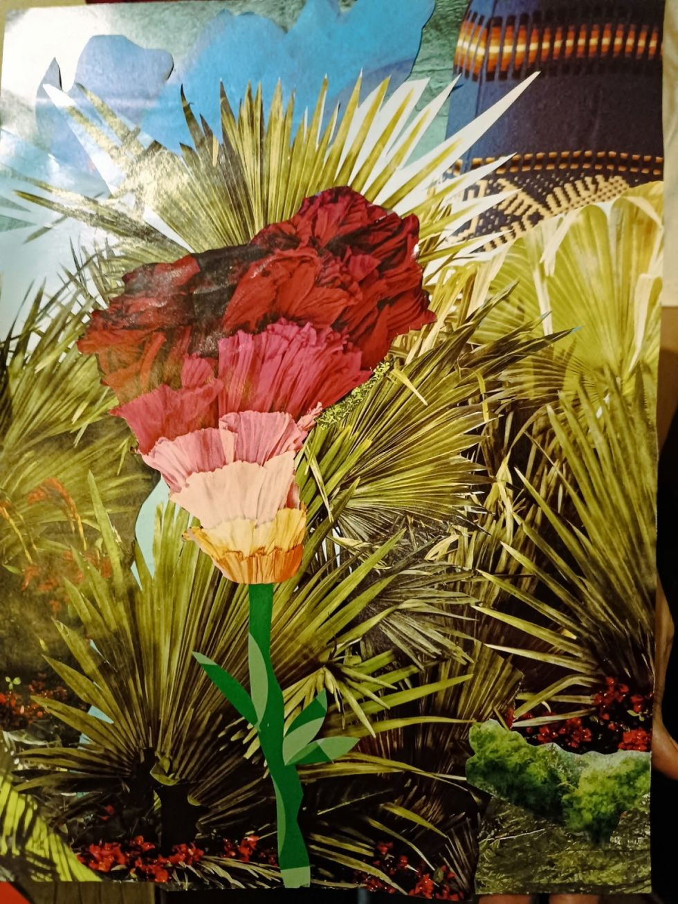 Flor textil.