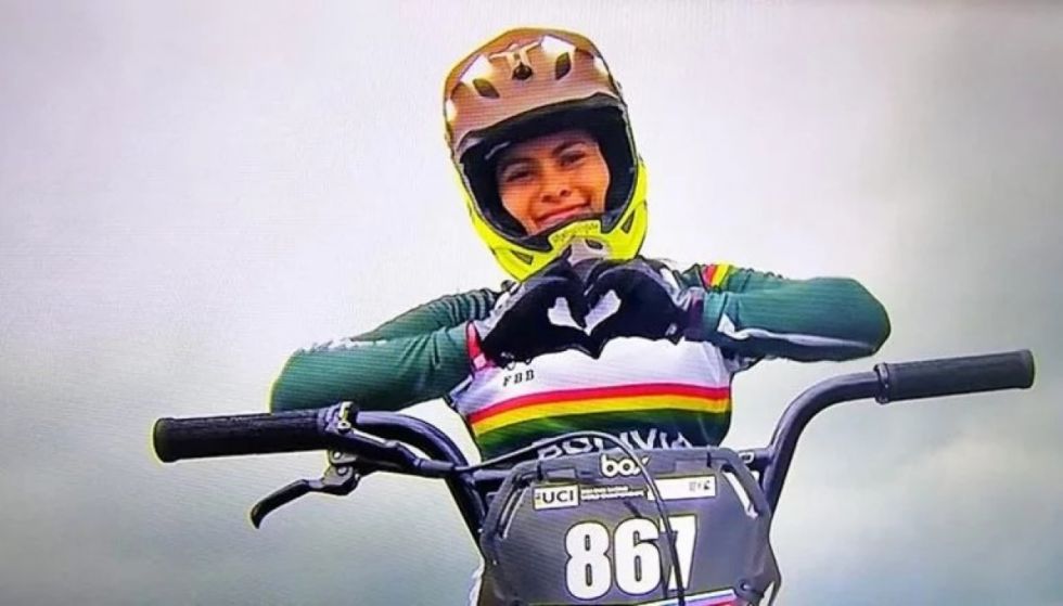 Grecia Cristódulo hace historia en el Mundial de BMX en Estados Unidos