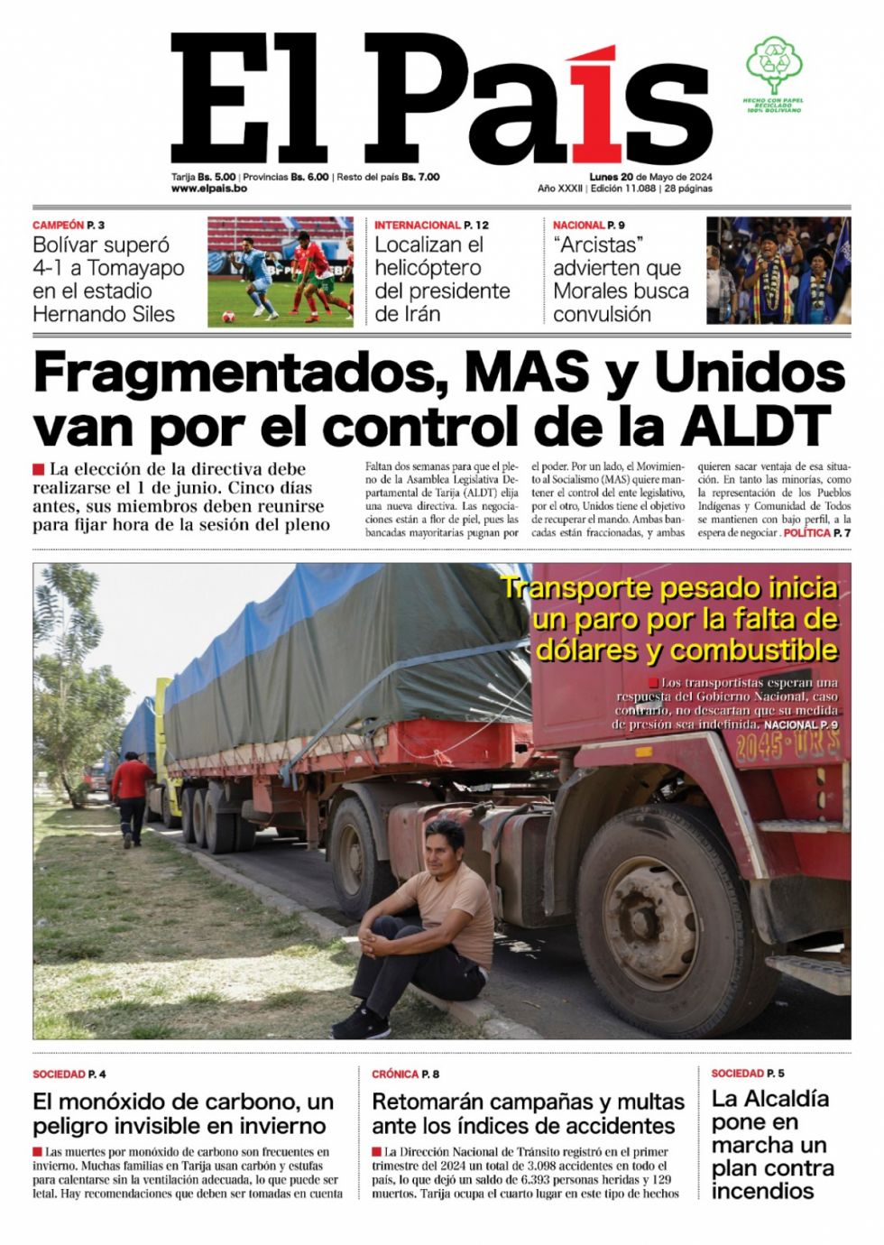 El control de la ALDT, más multas, carburantes y la caída del helicóptero: Lee las imprescindibles aquí