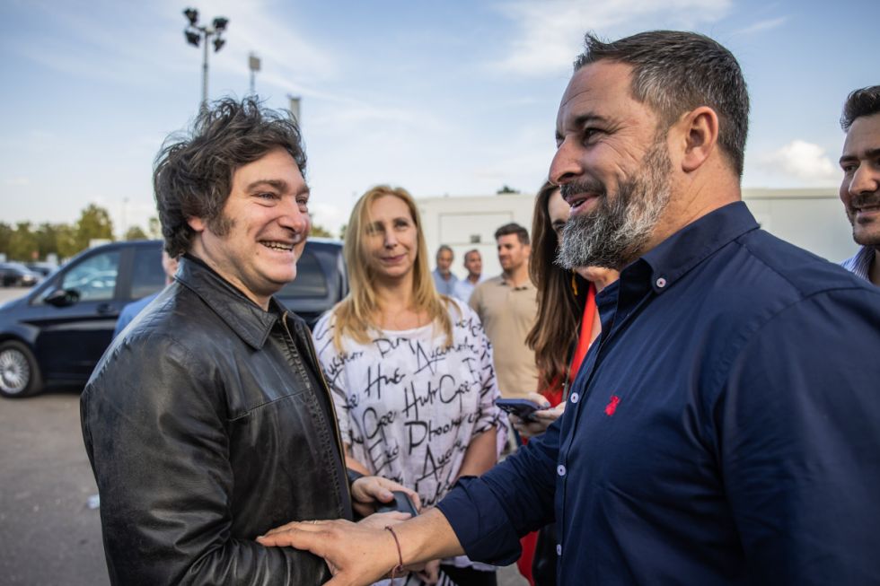 Milei y Abascal (VOX)