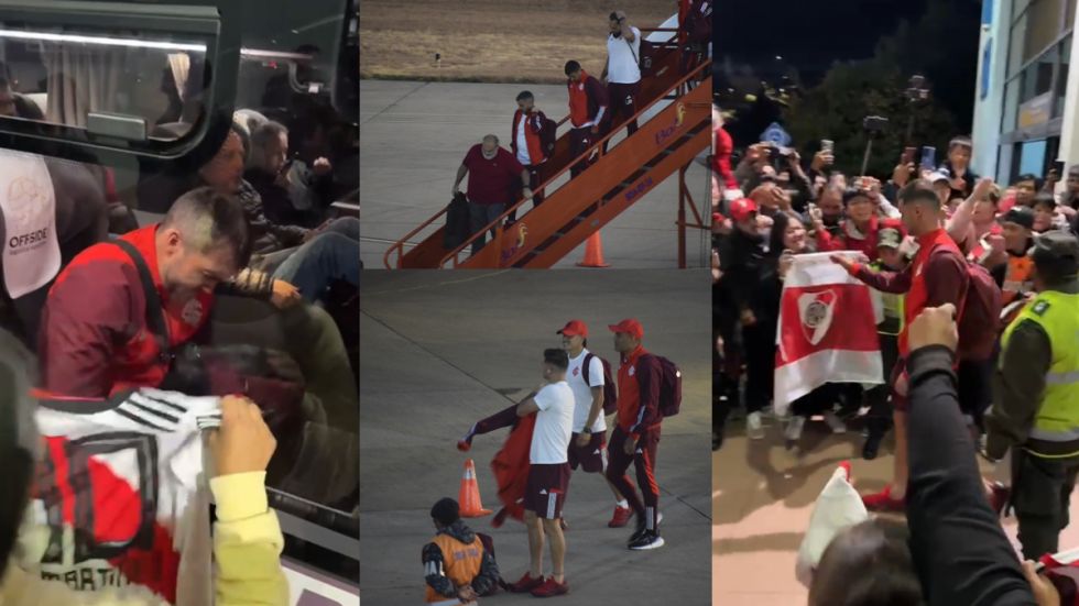 Llegó Inter a Tarija y los hinchas que fueron por los ex River se llevaron la máxima atención