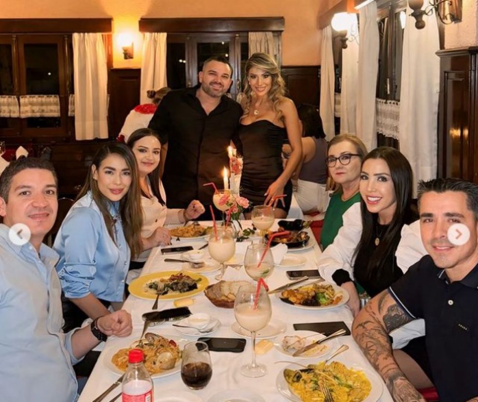 Flor Nolasco en su cumpleaños