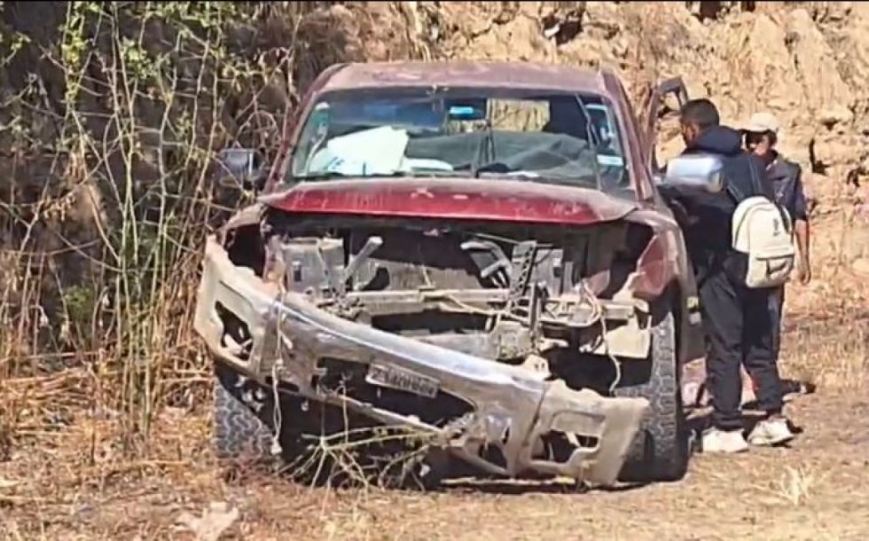 Camioneta siniestrada