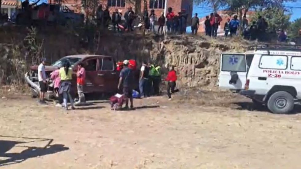 Camioneta siniestrada