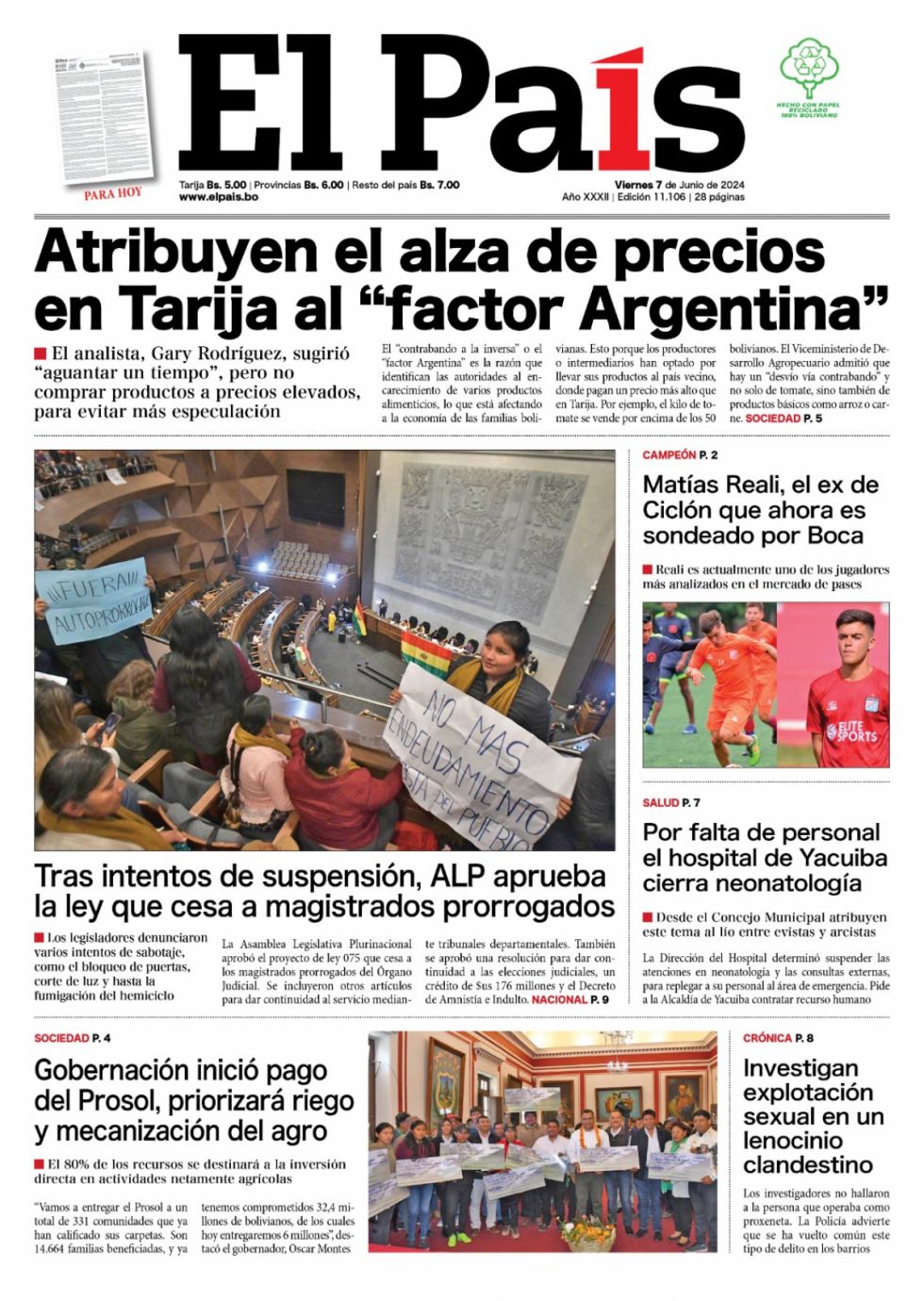Contragolpe legislativo; alza de precios; el desmonte hospitalario... Lee las imprescindibles aquí